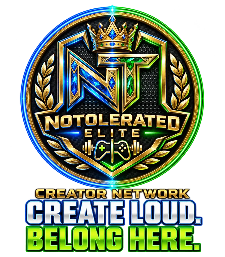 NoTolerated Elites Creator Network clothing artwork